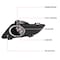 Spec-D Tuning 03-05 MAZDA 6 SEDAN FOG LIGHTS - CLEAR LENS, PK  2 LF-MZ603COEM-HZ - alternate 7